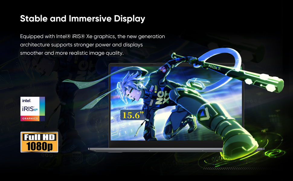 15.6" Screen