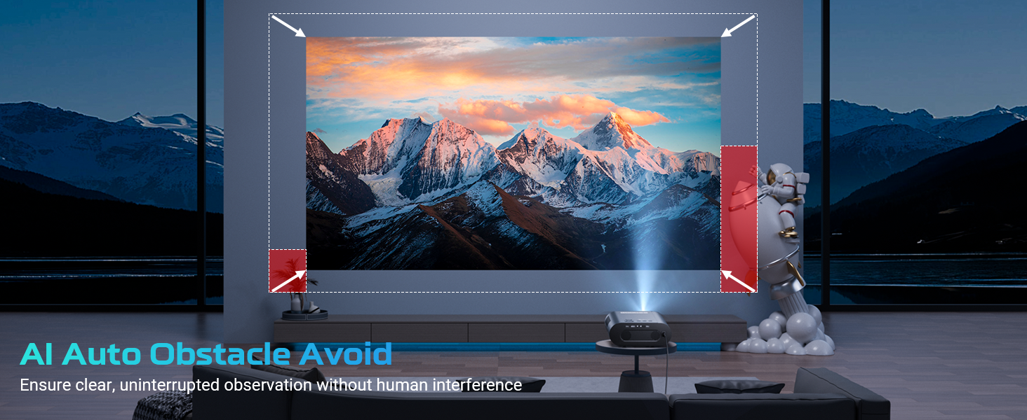 GooDee 4K UHD Smart Projector