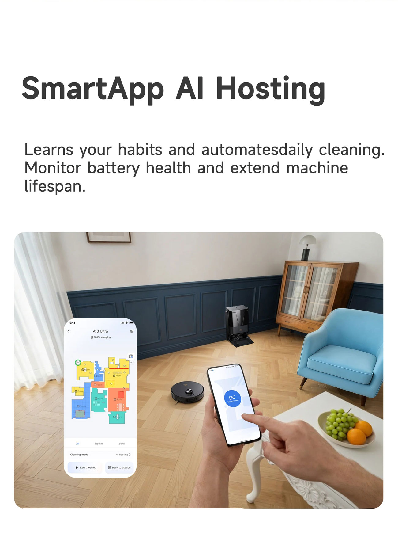 BCDROID A10 Ultra All-in-1 Cleaning Robot