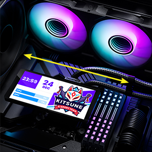 Phanteks Glacier One 360M25-LCD AIO Liquid CPU Cooler