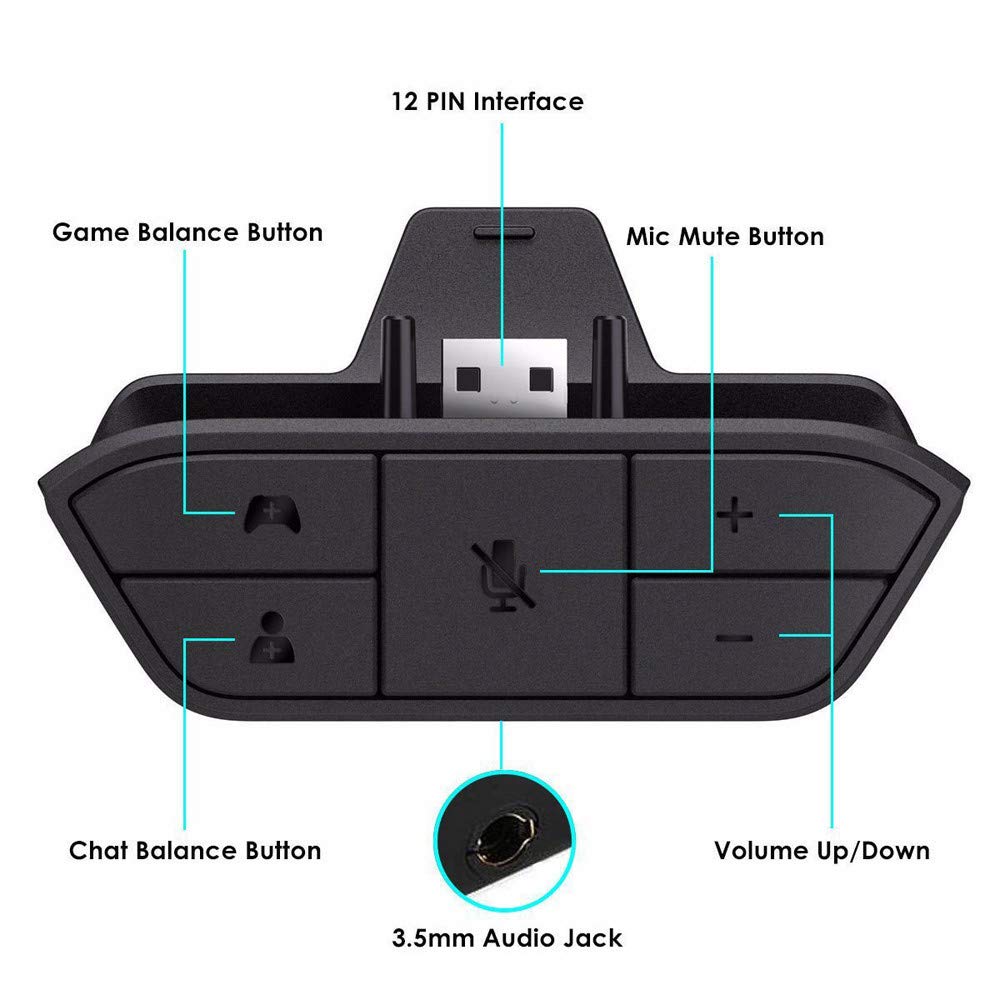 Xbox one store controller stereo adapter