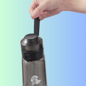 Alpha Fit Air Up Compatible Water Bottle with 3 flavor pods, 650ml 22oz reusable BPA-Free plastic