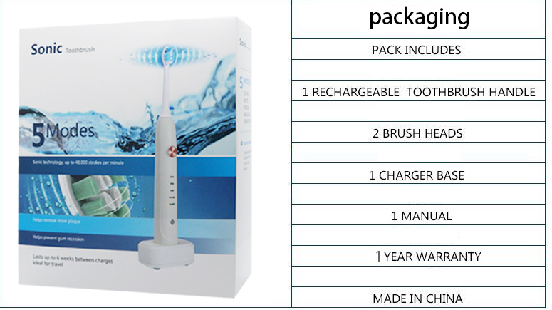 electric toothbrush package