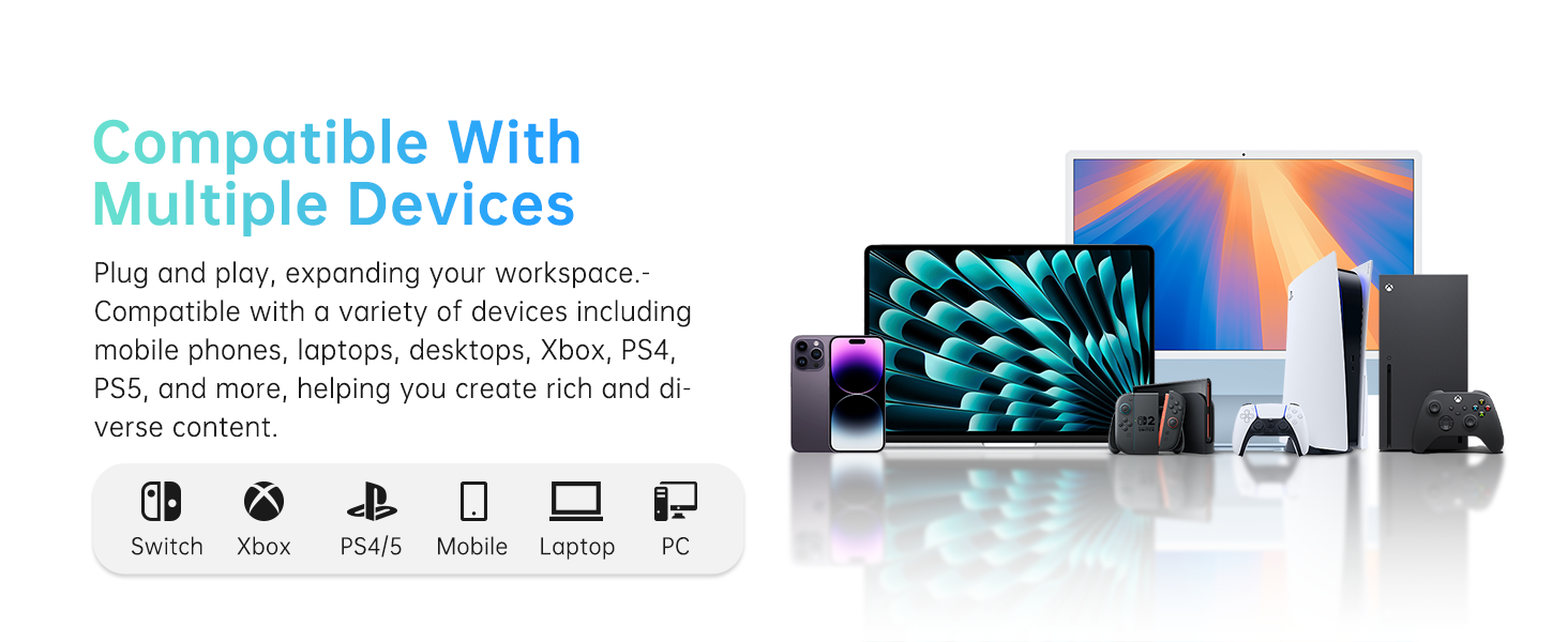 KTC 15.6"1080P FHD Portable Monitor H15F9