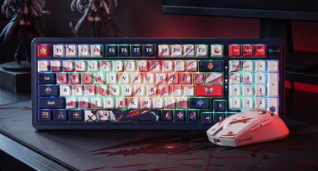 Redragon Eisa Anime Keyboard & Mouse Combo, K686 PRO KB + M916 26K DPI Mice