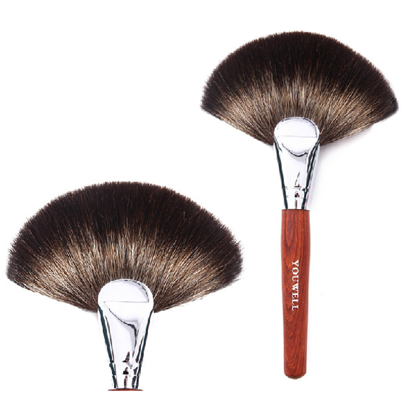 Loose Powder Fan Makeup Brush