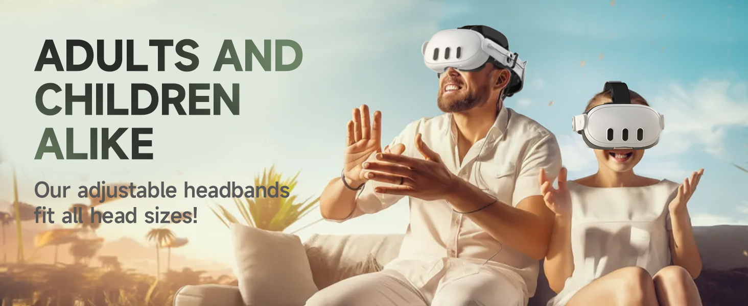 RGB Head Strap with Battery for Meta/Oculus Quest 3/Quest 3S