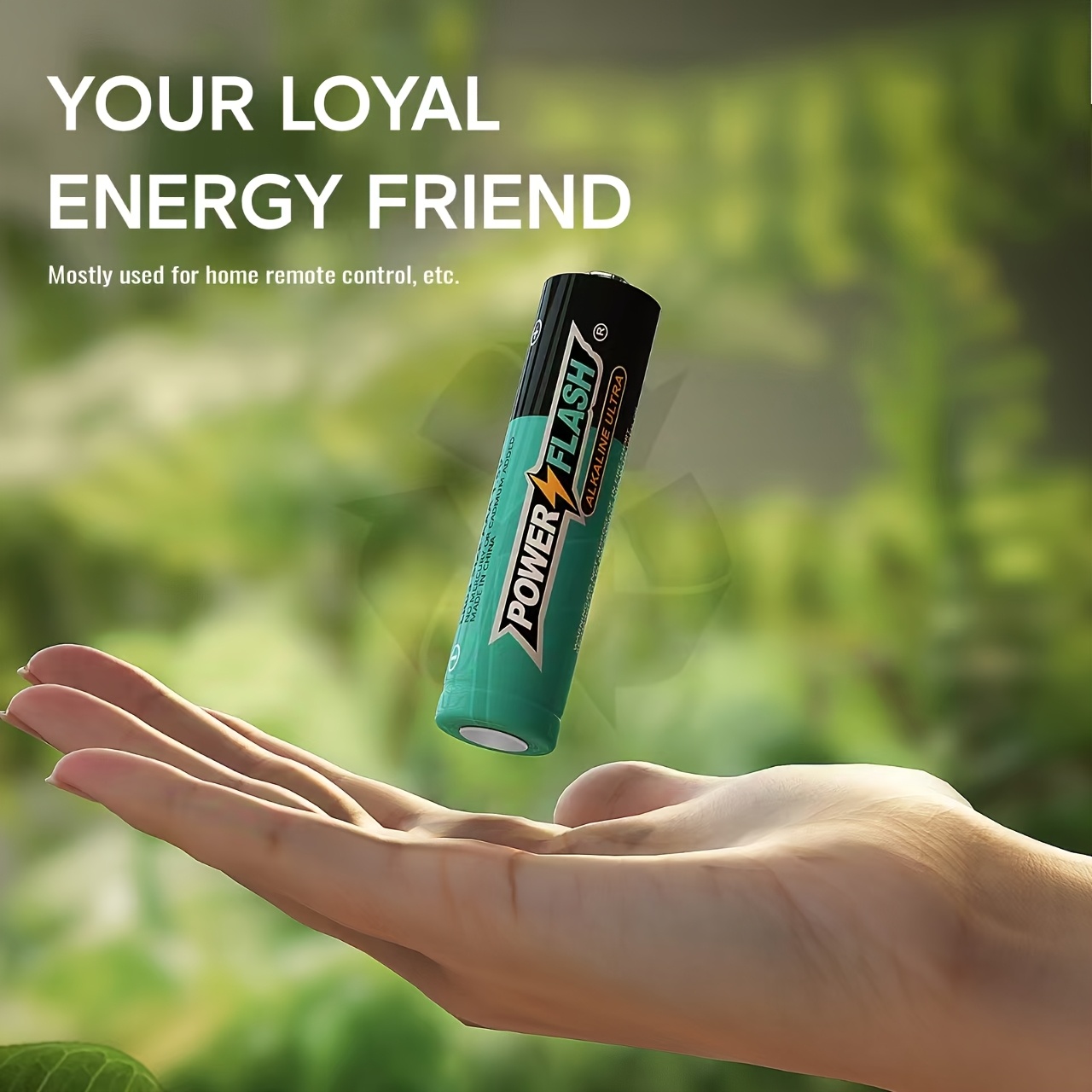 HUATAI PowerFlash AA 200 pcs Alkaline Long-Lasting Batteries, double A, LR06 High-performance Batter