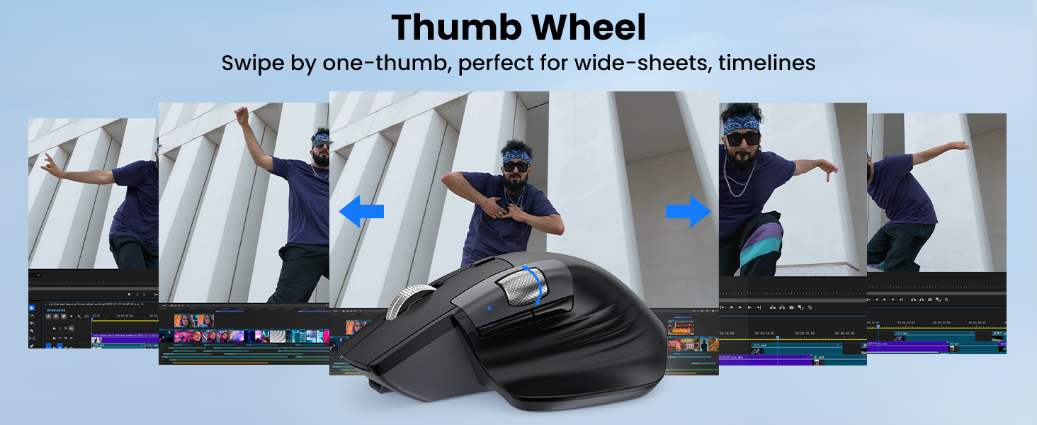 Dual Bluetooth enables one-click fast switching between paired devices.Plug in the USB receiver at t