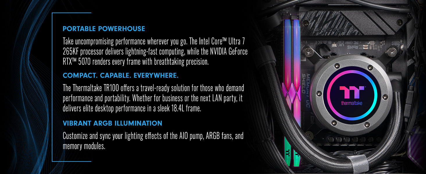 Thermaltake LCGS Traveler Mini-ITX Gaming PC