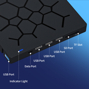7 IN 1 Optical Drive Our portable DVD player is not only a CD/DVD reader, but also a CD/DVD burner/b