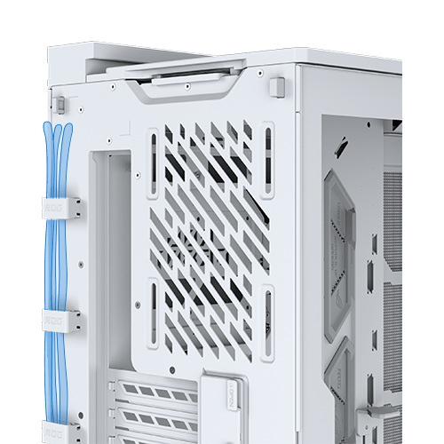 ASUS ROG Cronox ARGB Gaming PC Case - White