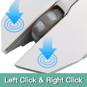 Silent Click  The mouse&#39;s left and right buttons can reach the standard of silent click, so you don&#39;