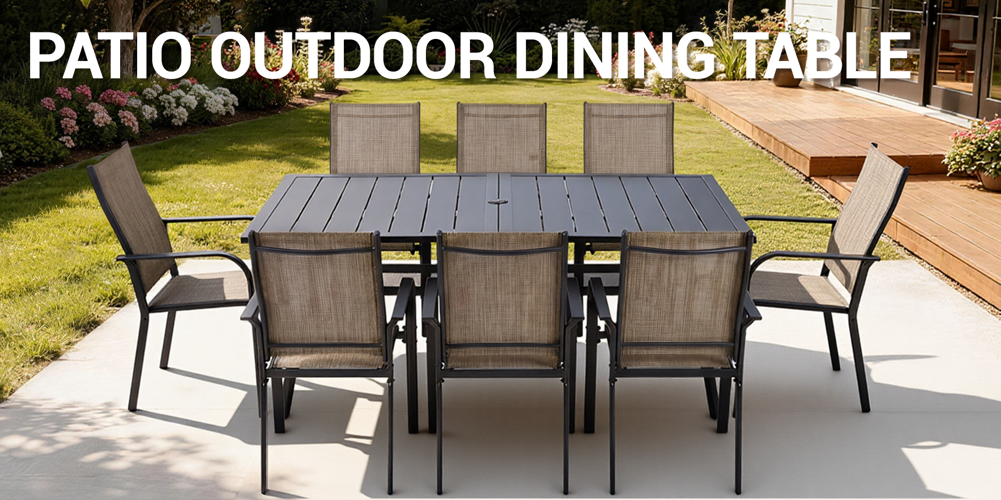 PATIO OUTDOOR DINING TABLE