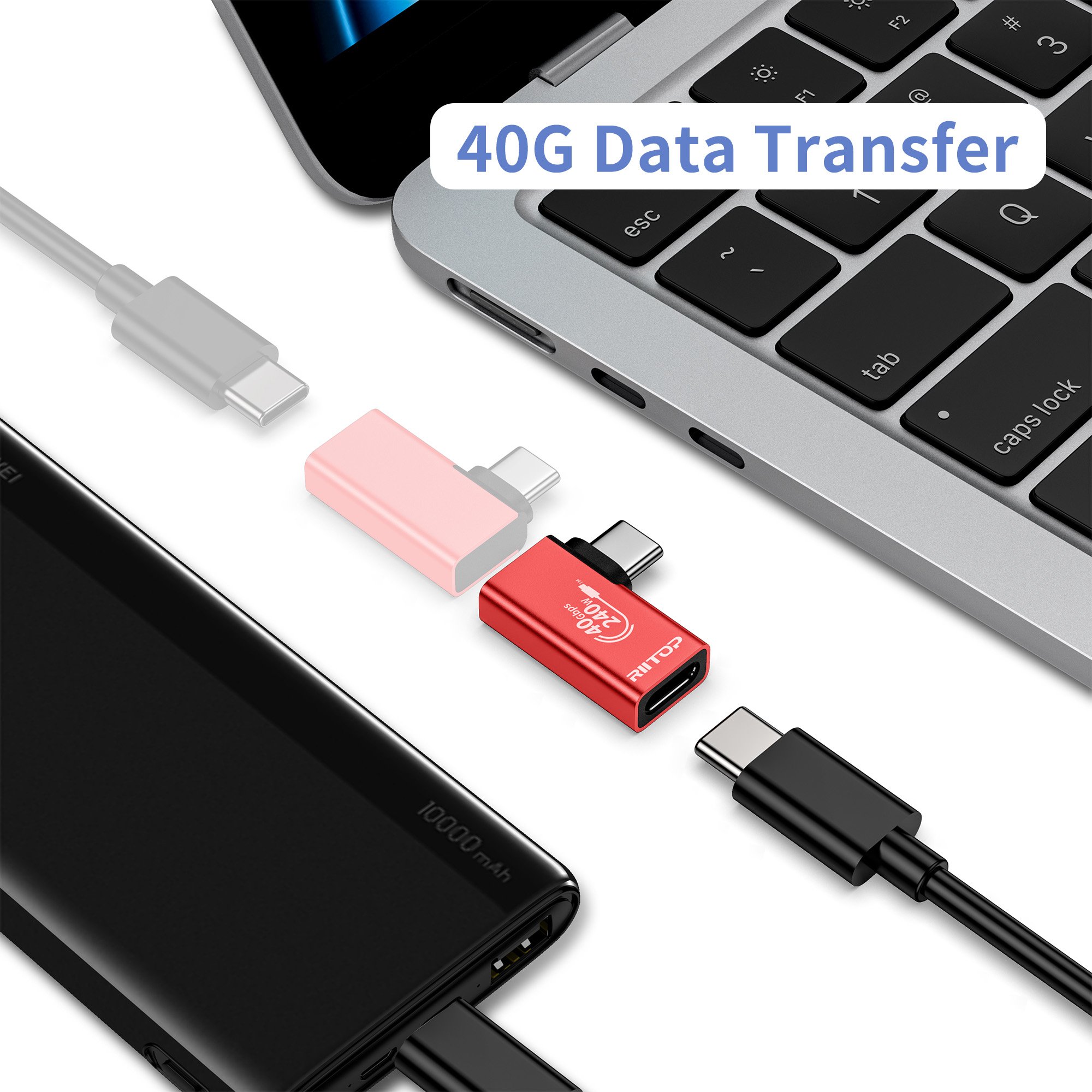 usb c male to female extension adapter