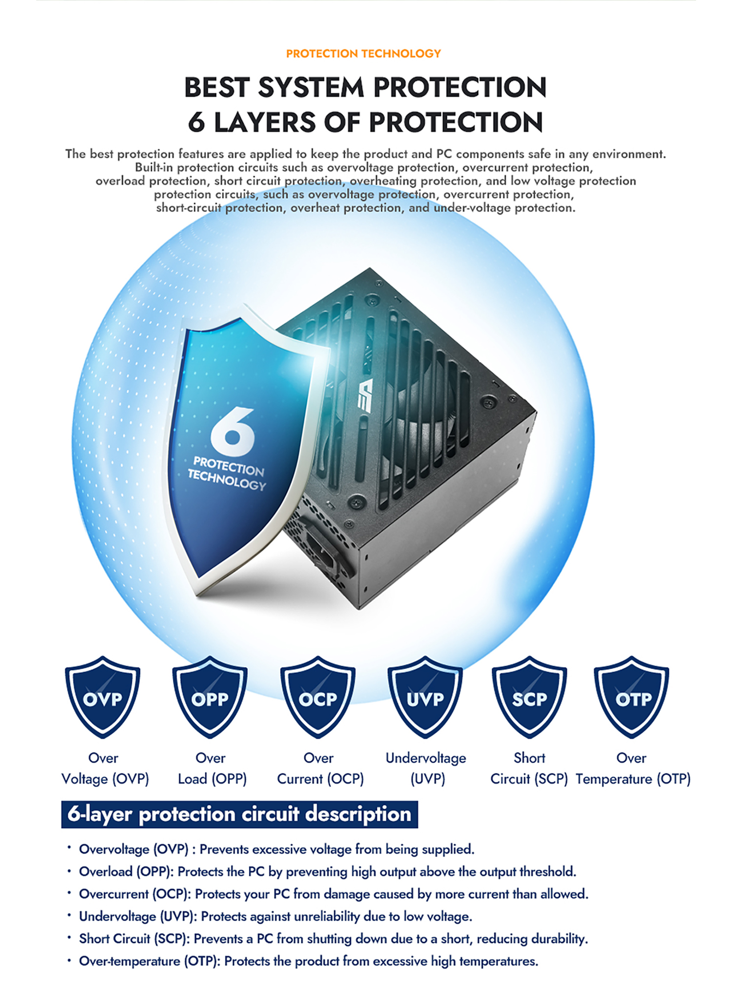 darkFlash PMT650 650W Power Supply PSU