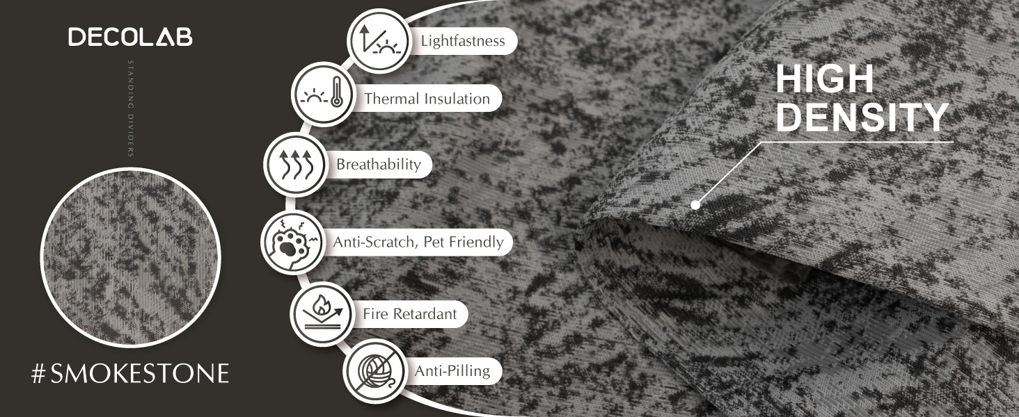 standing divider fabric sleeve feature