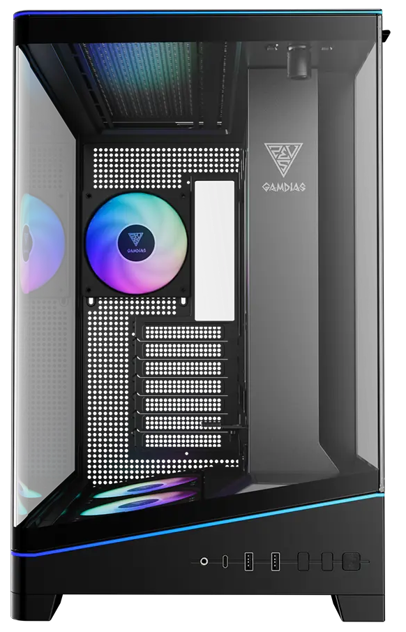 Gamdias ATLAS P6 CG ATX Mid Tower Computer Case