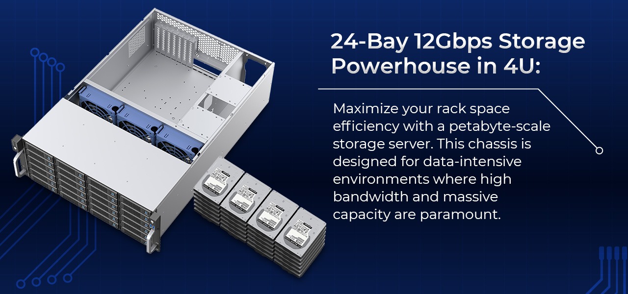 Rosewill RSV-H424 4U Rackmount Server Chassis