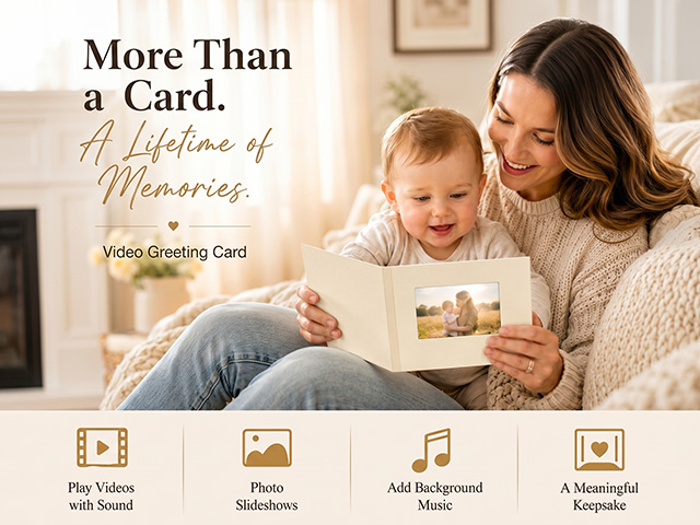 video greeting card