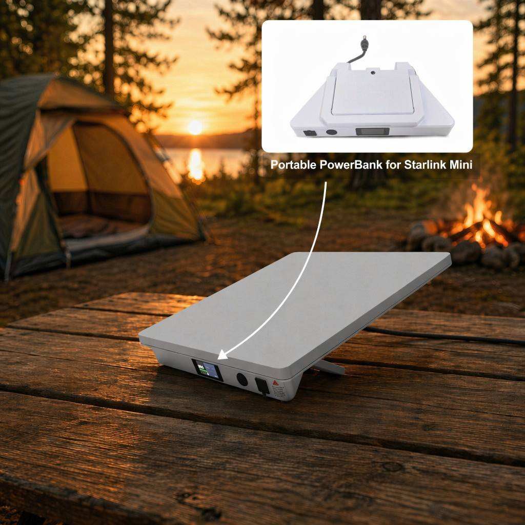 Portable Power Bank for Starlink Mini