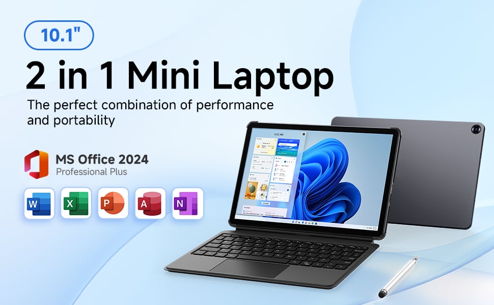 10.1" 2 in 1 Laptop