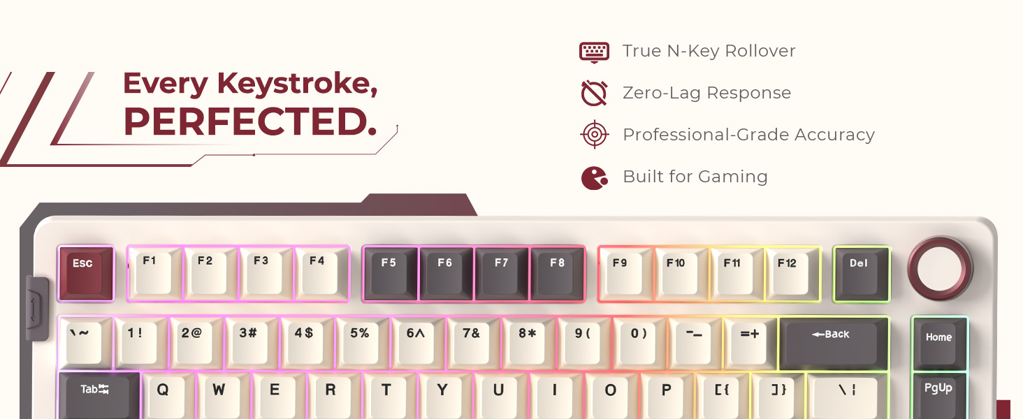 Rosewill Neon 75% Wireless Mechanical Keyboard