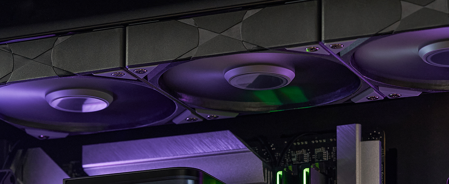 TRYX ROTA PRO fan on PC case