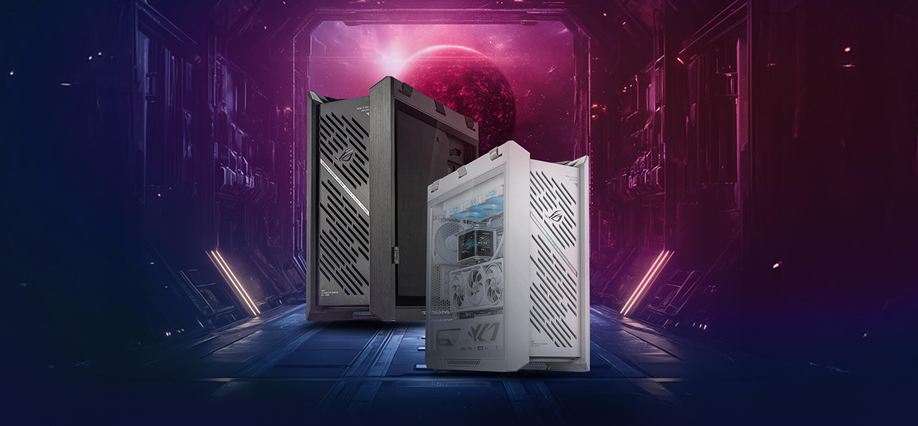ASUS ROG Strix Helios II EATX mid-tower gaming PC - White