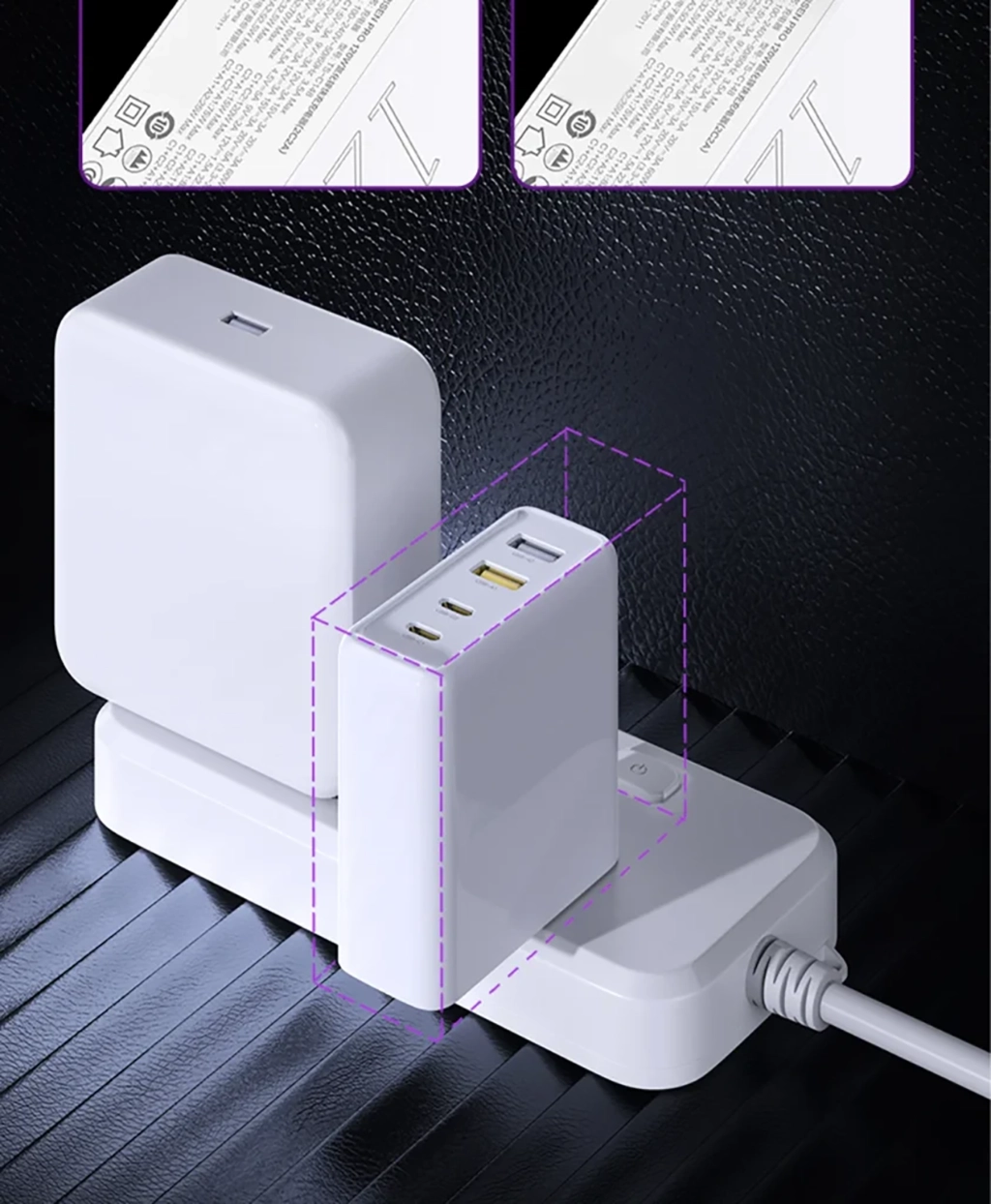 PISEN TS-C148 120W GaN fast charging charger set