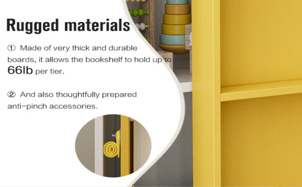 Bookcase with Sliding Storage Shelf