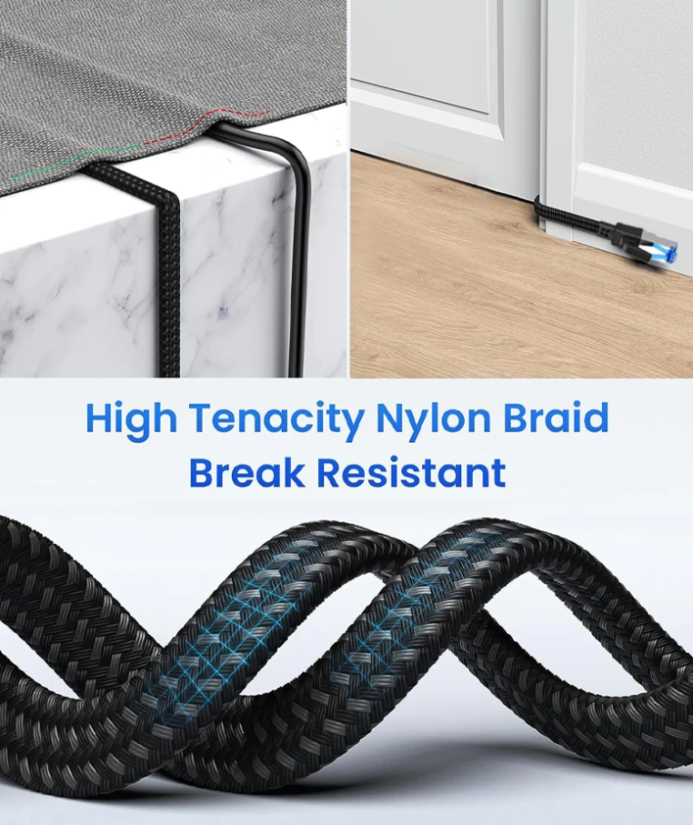 Flat Ethernet Cable More Convenient