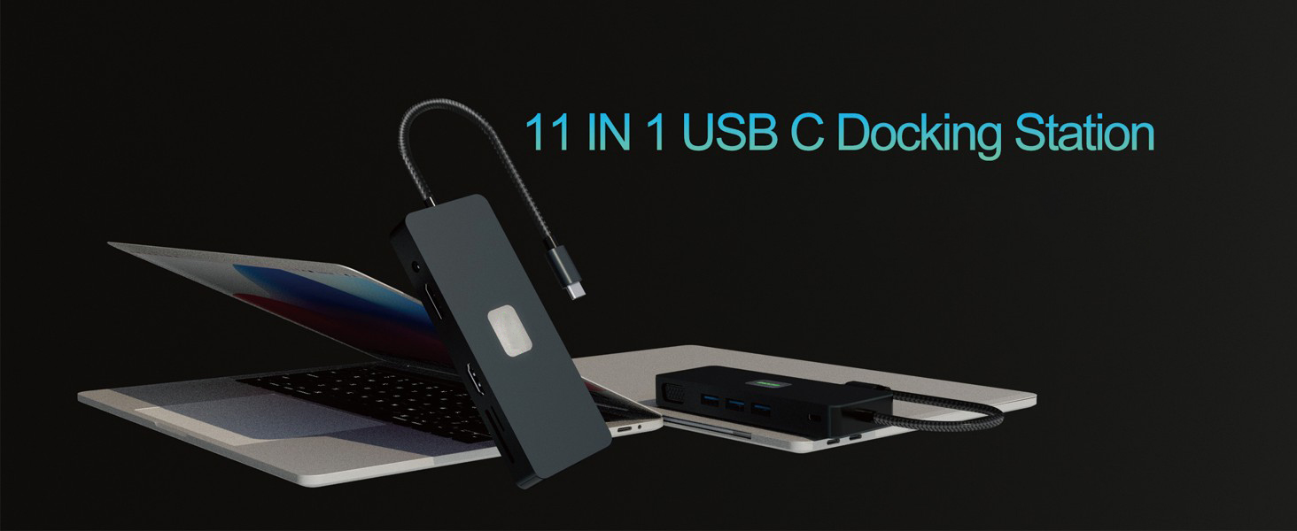 11 in 1 USB C Docking Station