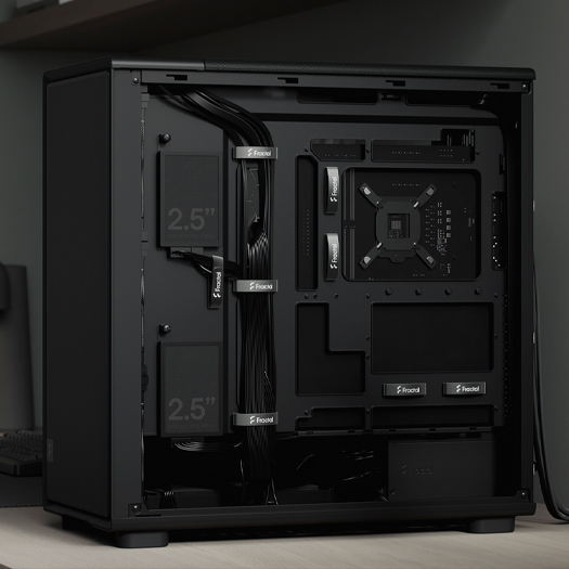 Fractal Design Epoch XL White - Tempered Glass Clear Tint - High Airflow PC Gaming Case