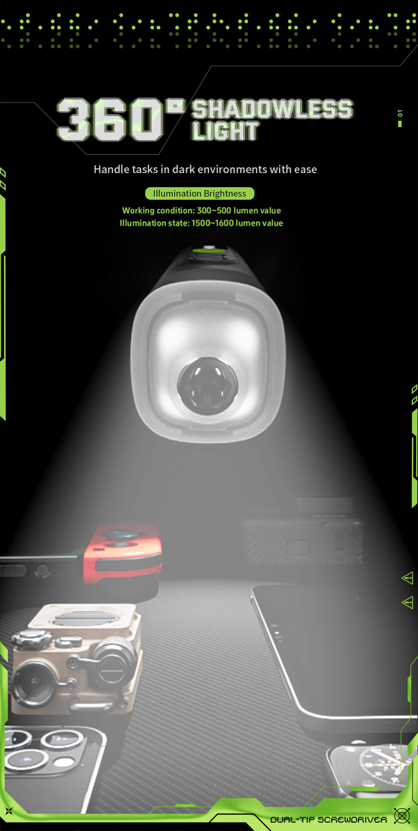 360 shadowless light