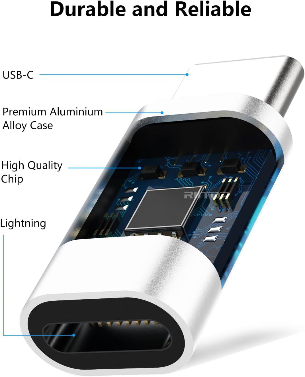usb c male to lightning female adapter