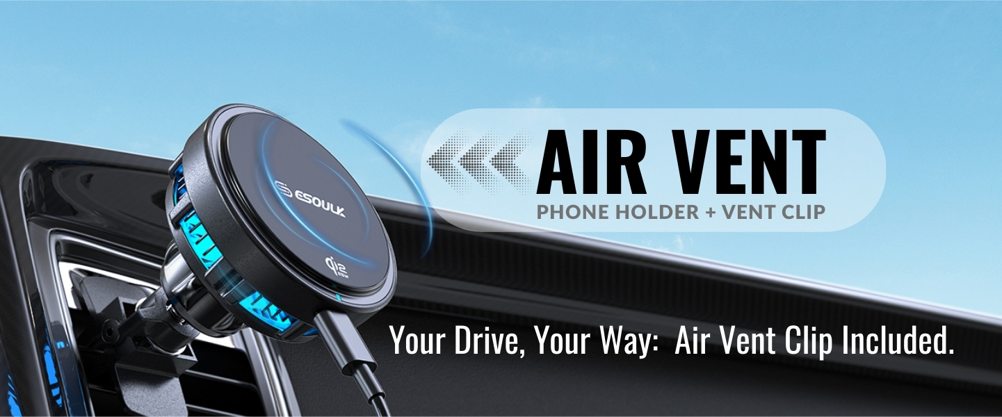 Air Vent Wireless Car Charger