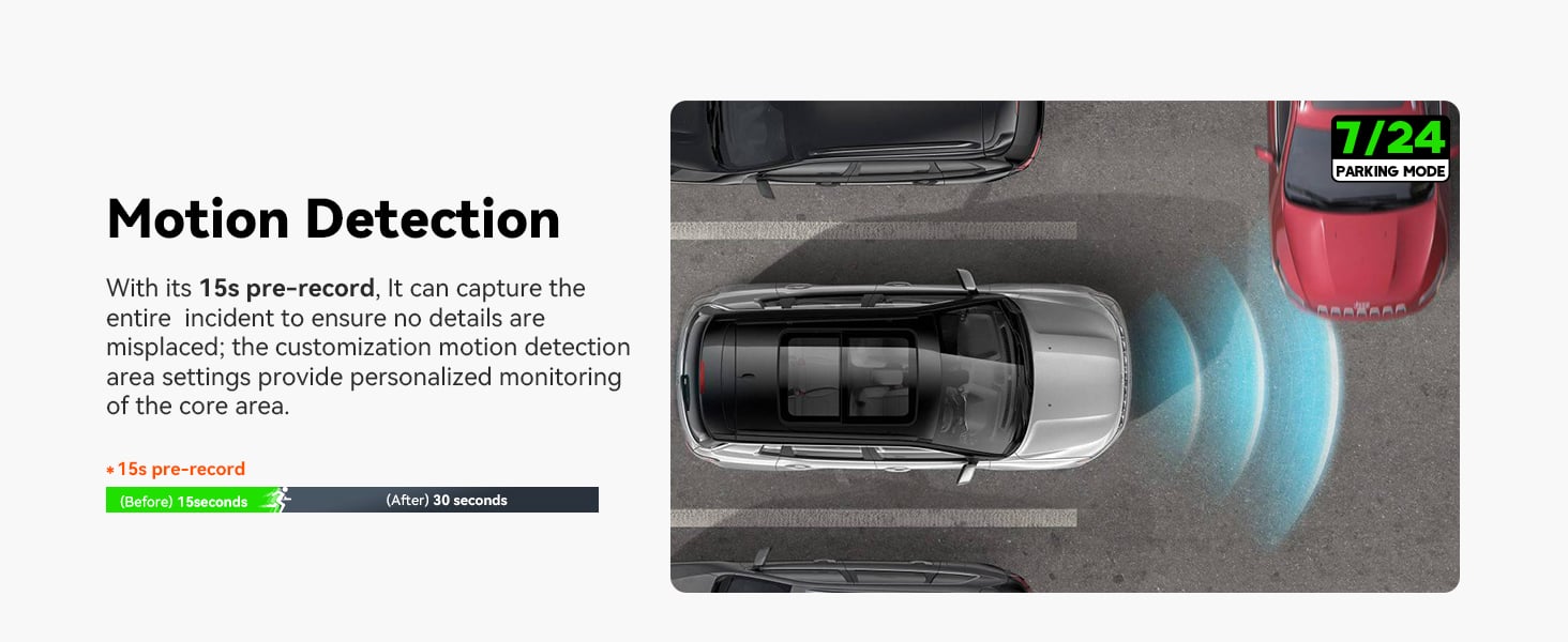 dash cam with motion detection