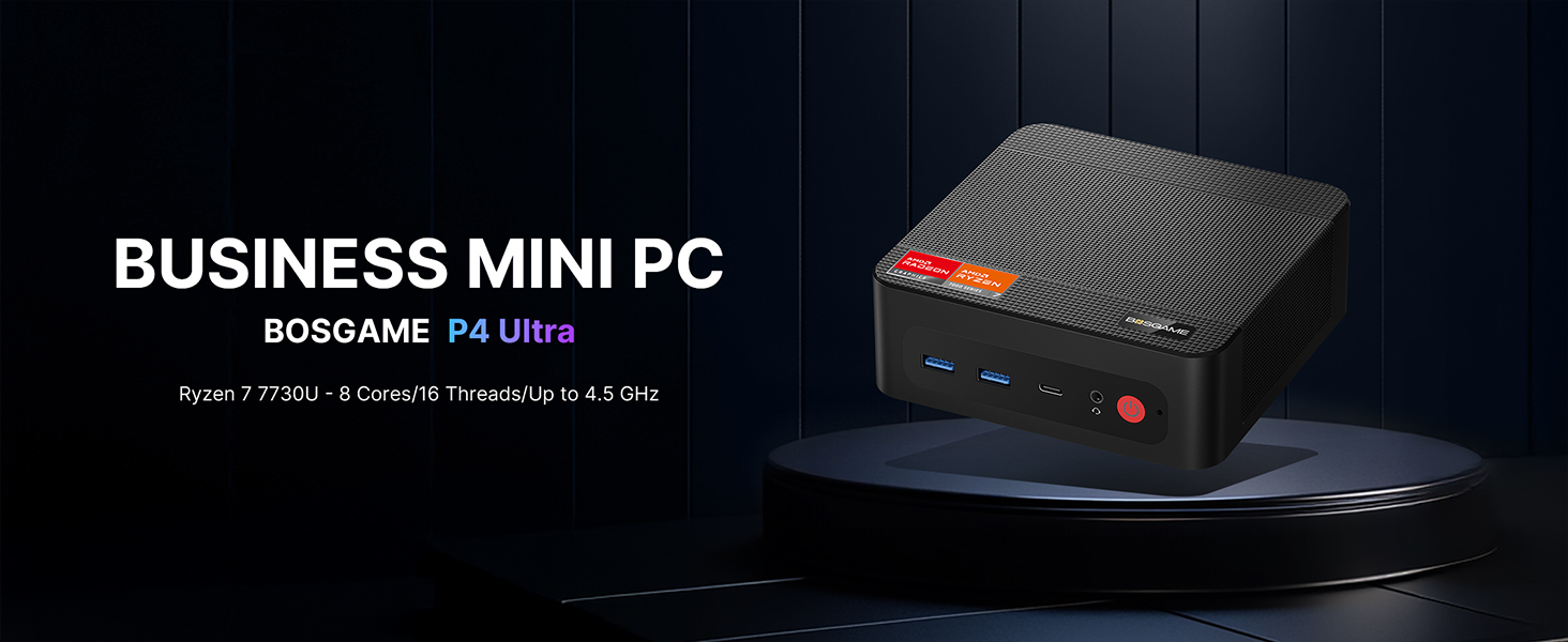Bosgame mini pc 7730U