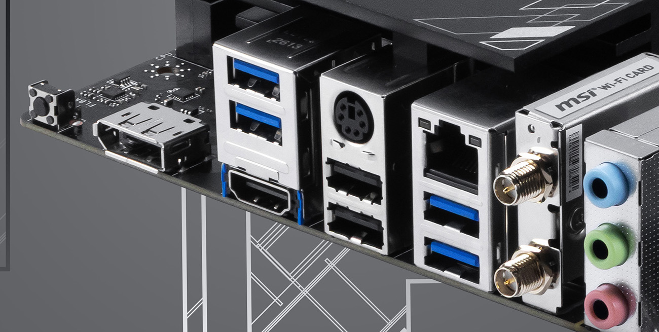 MSI B550M GAMING PLUS WIFI6E AM4 AMD B550 Micro ATX Motherboard