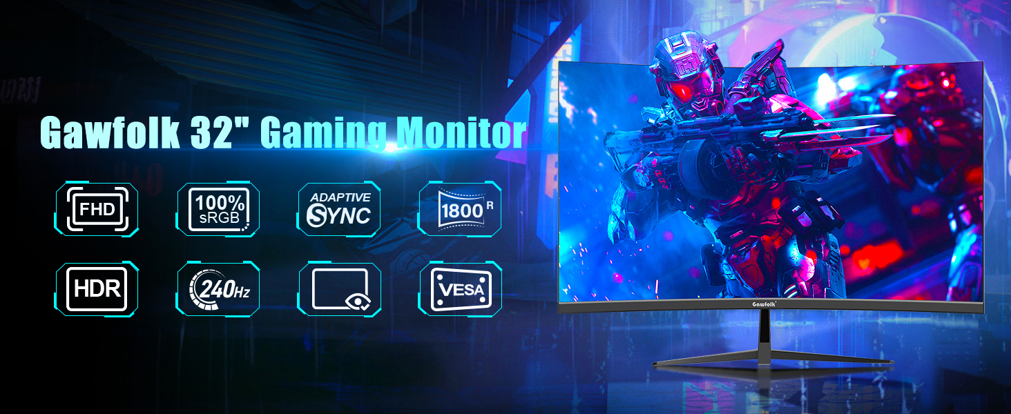 Gawfolk 32"Gaminn.Monitor