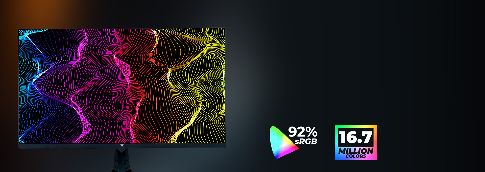 Vivid 92% sRGB Color Gamut