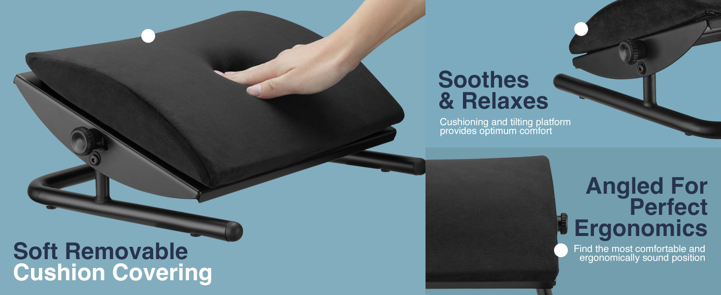 Desky Cushioned Foot Rest