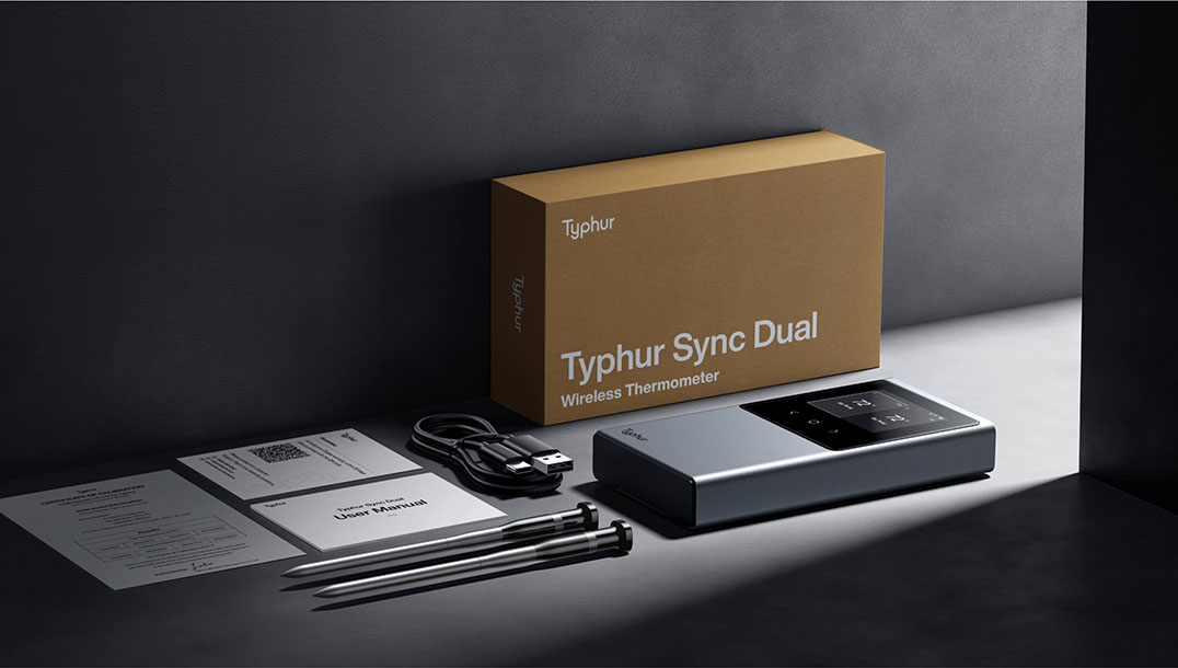 Typhur Sync Dual Smart WiFi Wireless Meat Thermometer