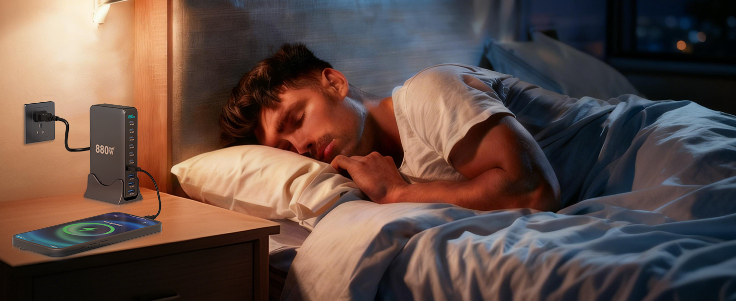 Simply connect your devices and let our safety-engineered charging system do the work