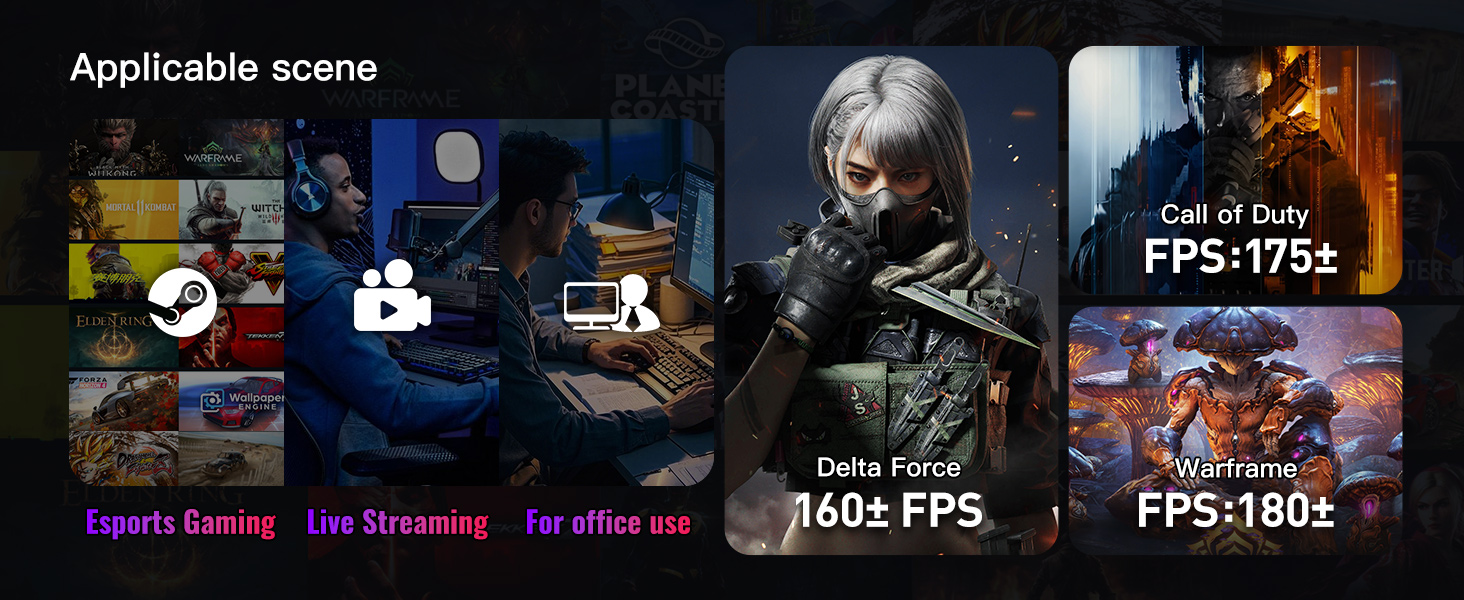 Rmatamini Gaming PC-Windows 11-Intel Core i5-14400F-Nvidia GeForce RTX 5060ti 8GB-DLSS 4-RAM 32GB DD