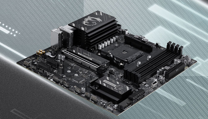 MSI B550M GAMING PLUS WIFI6E AM4 AMD B550 Micro ATX Motherboard