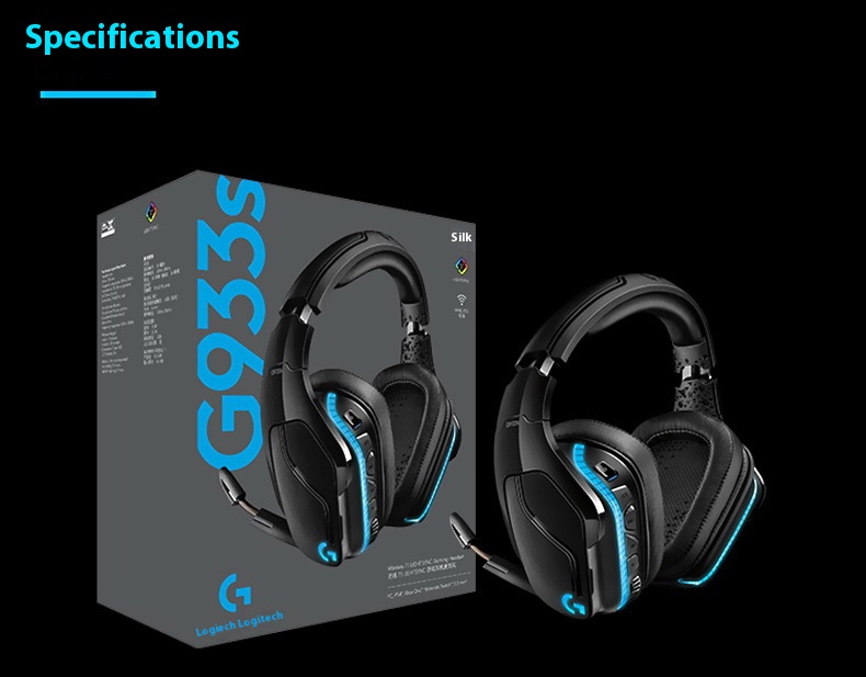 Logicool G933S BLACK ワイヤレス 7.1 LIGHTSYNC Logitech G933s Wireless 7.1 Surround Sound LIGHTSYNC Gaming