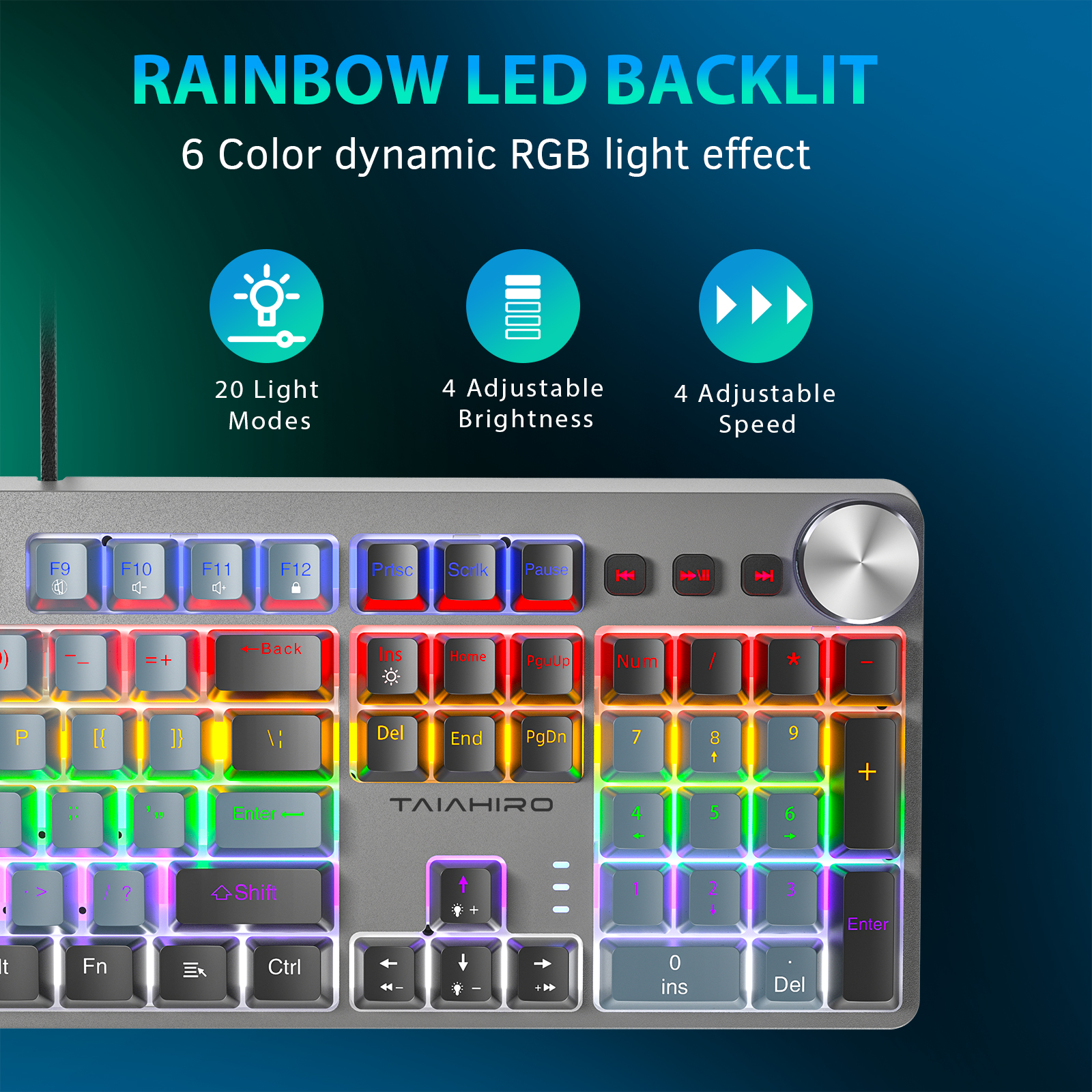 013-BK1906 Mechanical Keyboard-Black
