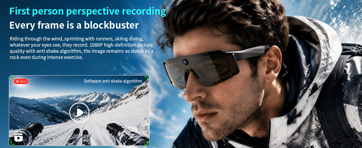 Video Recording Glasses
